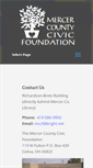 Mobile Screenshot of mercercountycivicfdn.org